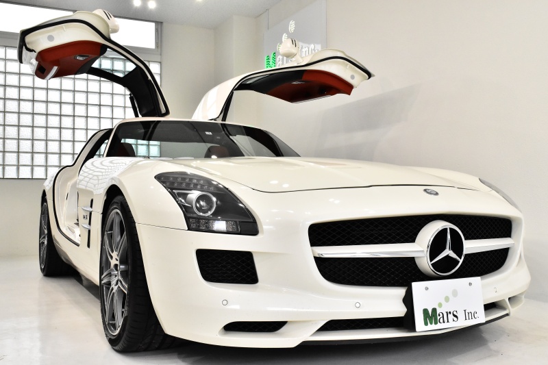 Amg Sls Coupe 正規モデル 赤革 歴代記録簿完備 ガルウイングドア 地デジtv 中古車 情報 Mars Inc
