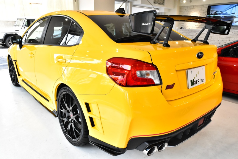 スバル WRX STi S207 NBR チャレンジ パッケージ イエロー スバル WRX STi S207 NBR チャレンジ パッケージ イエロー
