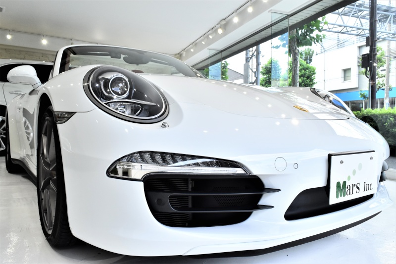 ポルシェ 911(Type991) カレラ4S PDK 4WD正規D車 左H 赤革 赤幌