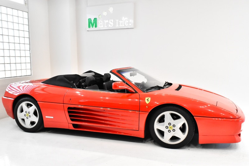 フェラーリ 348 F348spyder 5速MT 黒革黒幌 キダスペシャル