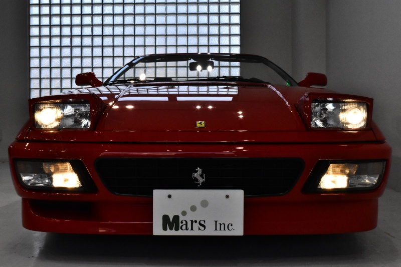 フェラーリ 348 F348spyder 5速MT 黒革黒幌 キダスペシャルマフラー